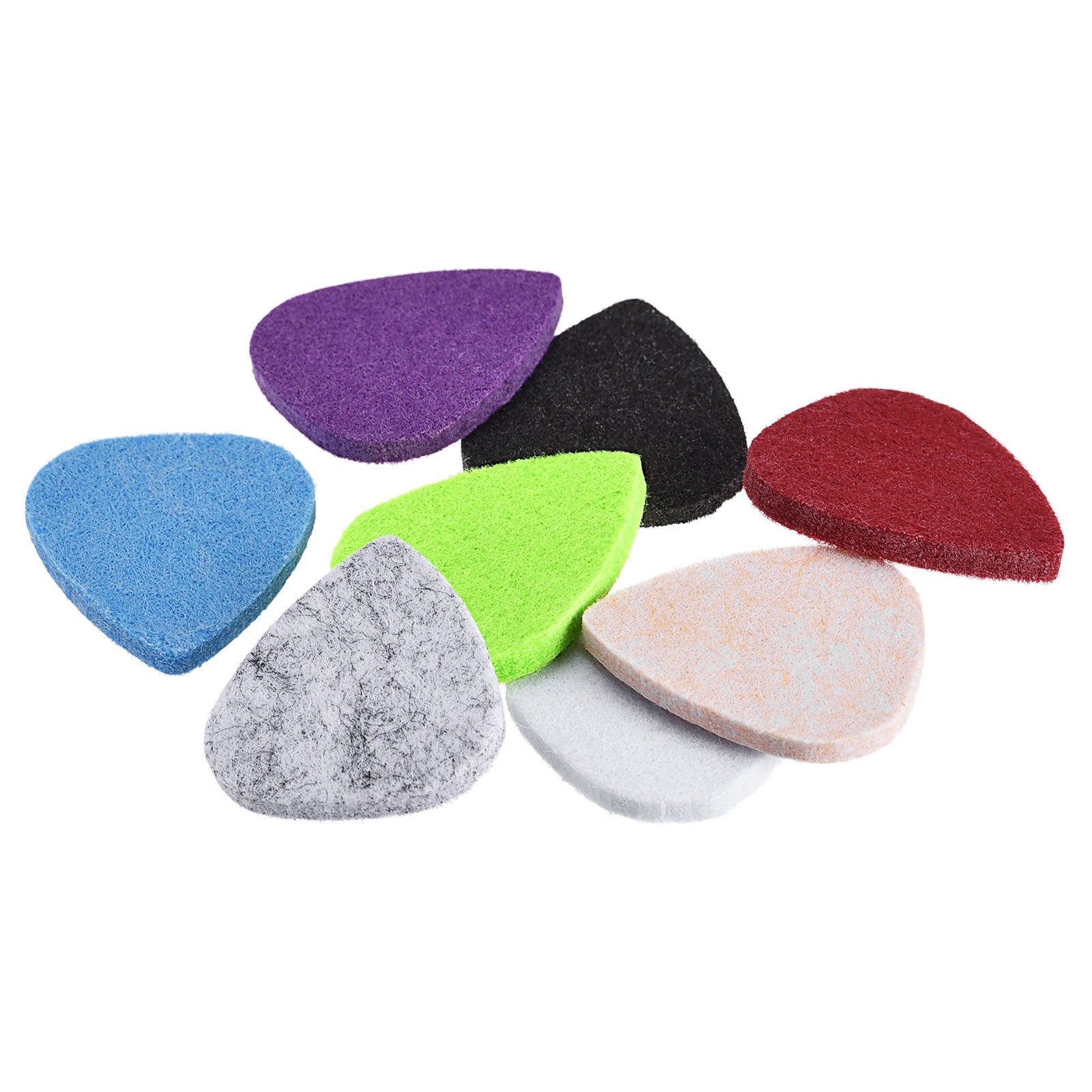 Felt Guitar Picks Guitar Accessories 3mm Thickness Multi-Color Pack of ...