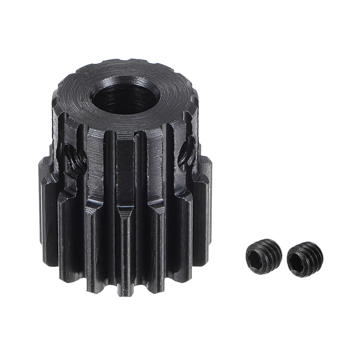 uxcell Uxcell 6mm Aperture 15T Mod 1 45# Steel Spur Diff Differential Motor Pinion Gear