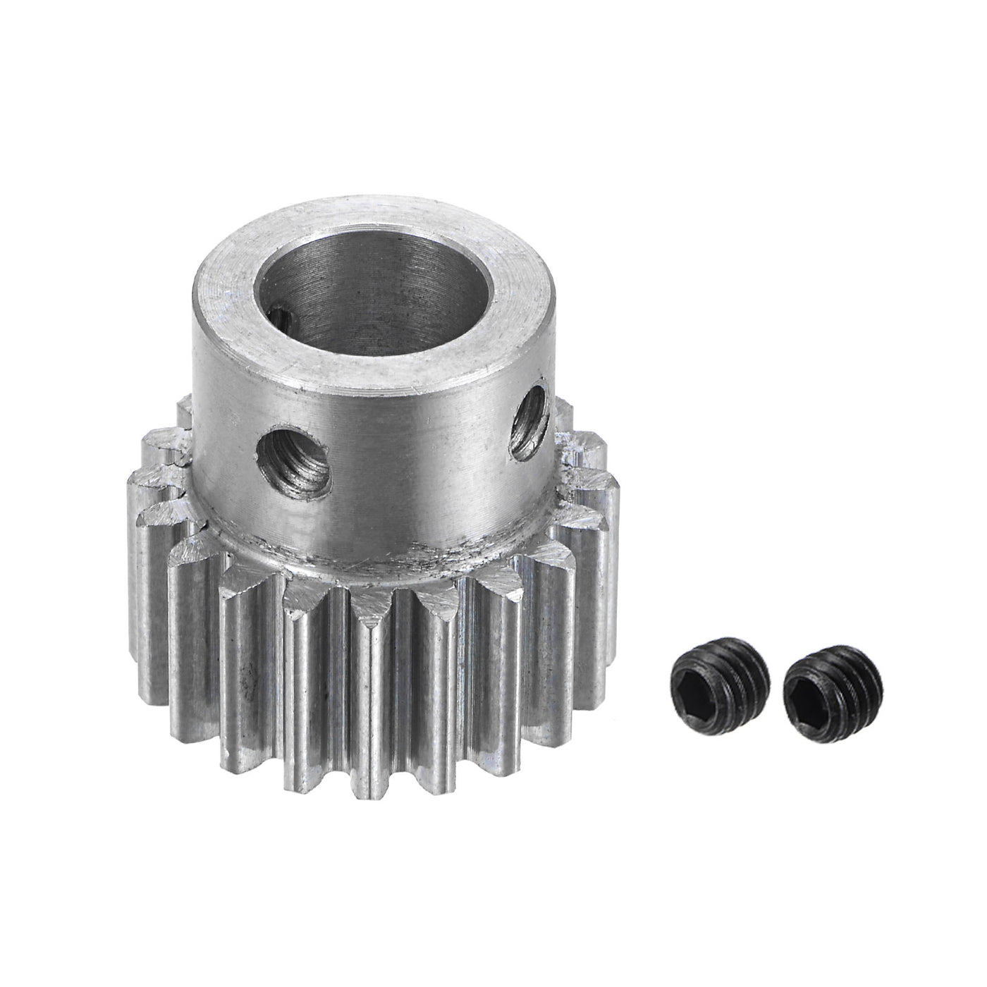 uxcell Uxcell 10mm Aperture 20T Mod 1 Stainless Steel Spur Diff Differential Motor Pinion Gear