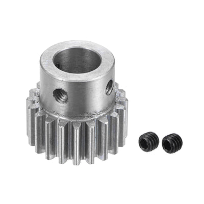 Harfington Uxcell 10mm Aperture 20T Mod 1 Stainless Steel Spur Diff Differential Motor Pinion Gear