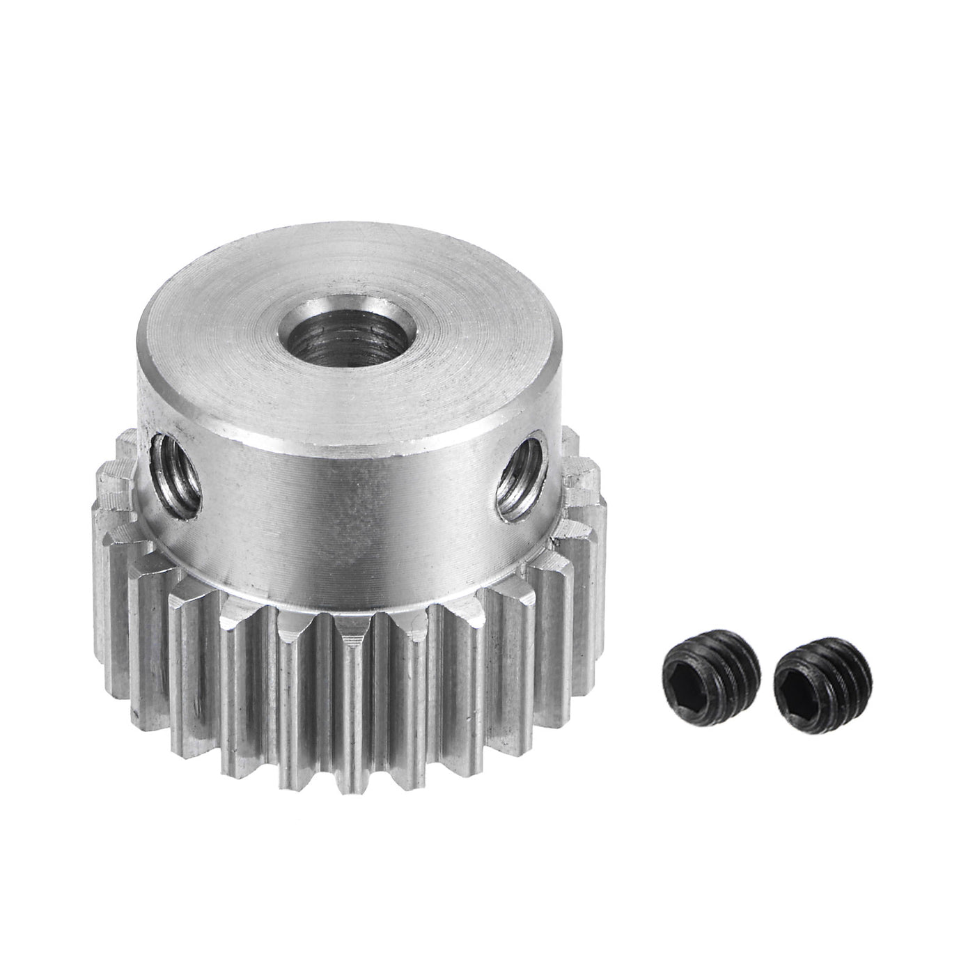 uxcell Uxcell 6mm Aperture 25T Mod 1 Stainless Steel Spur Diff Differential Motor Pinion Gear