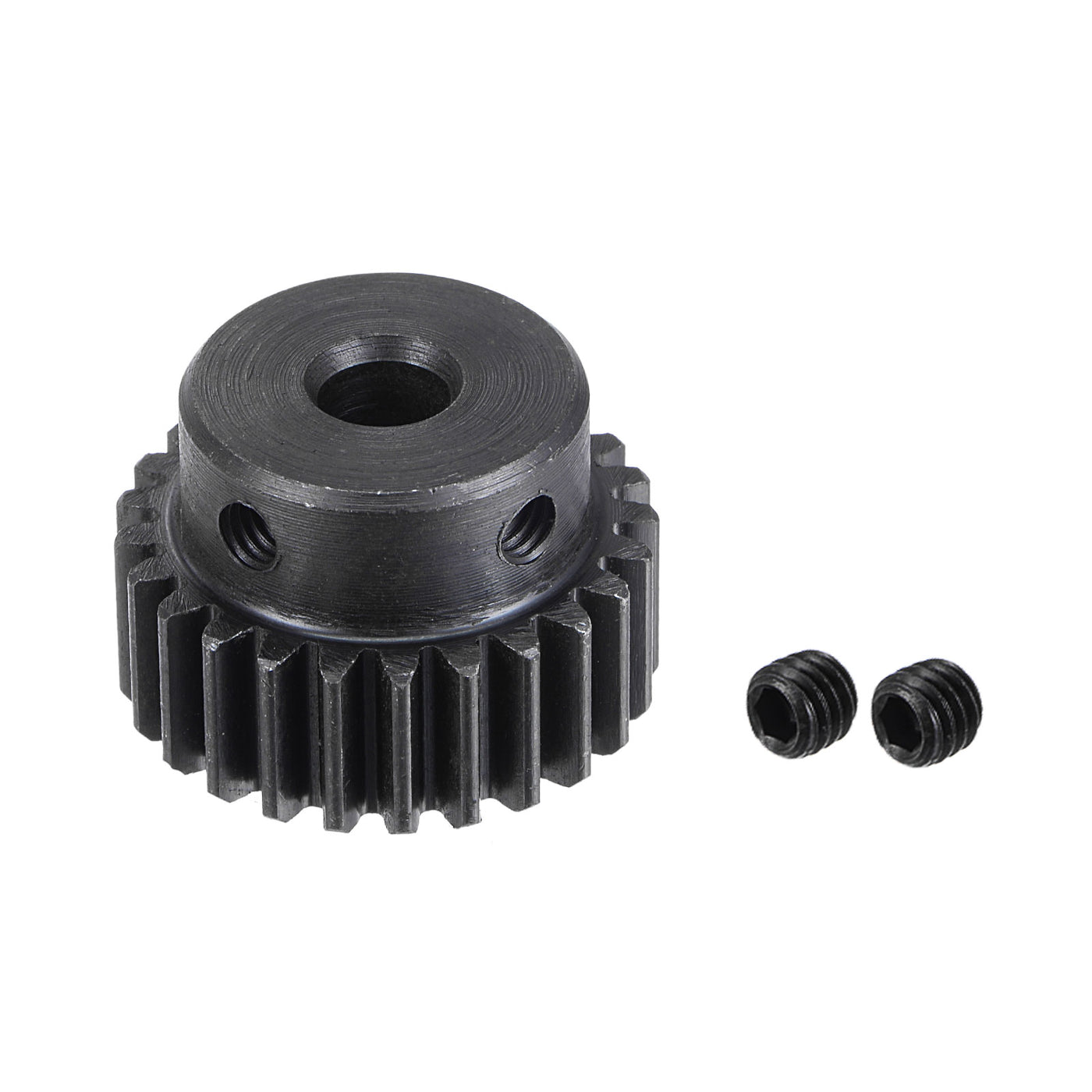 uxcell Uxcell 6.35mm Aperture 25T Mod 1 45# Steel Spur Diff Differential Motor Pinion Gear