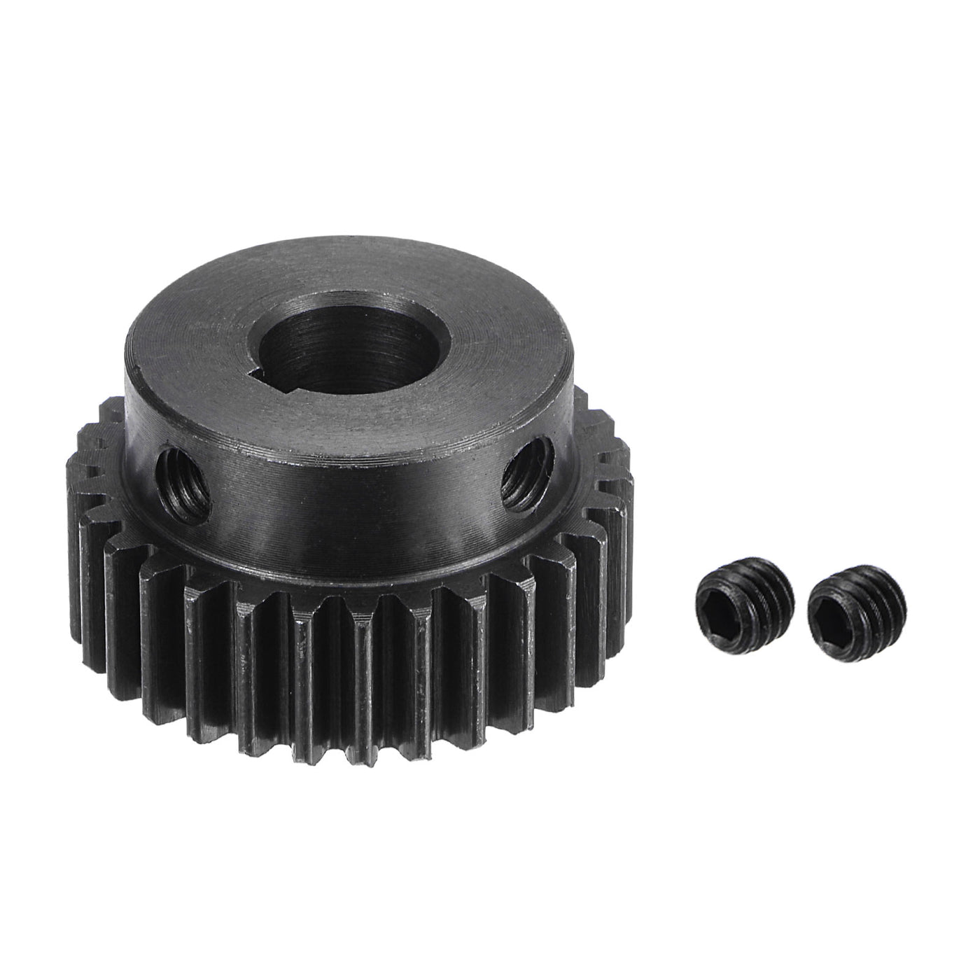 uxcell Uxcell 10/3x1.4mm Aperture 30T Mod 1 45# Steel Spur Diff Differential Motor Pinion Gear