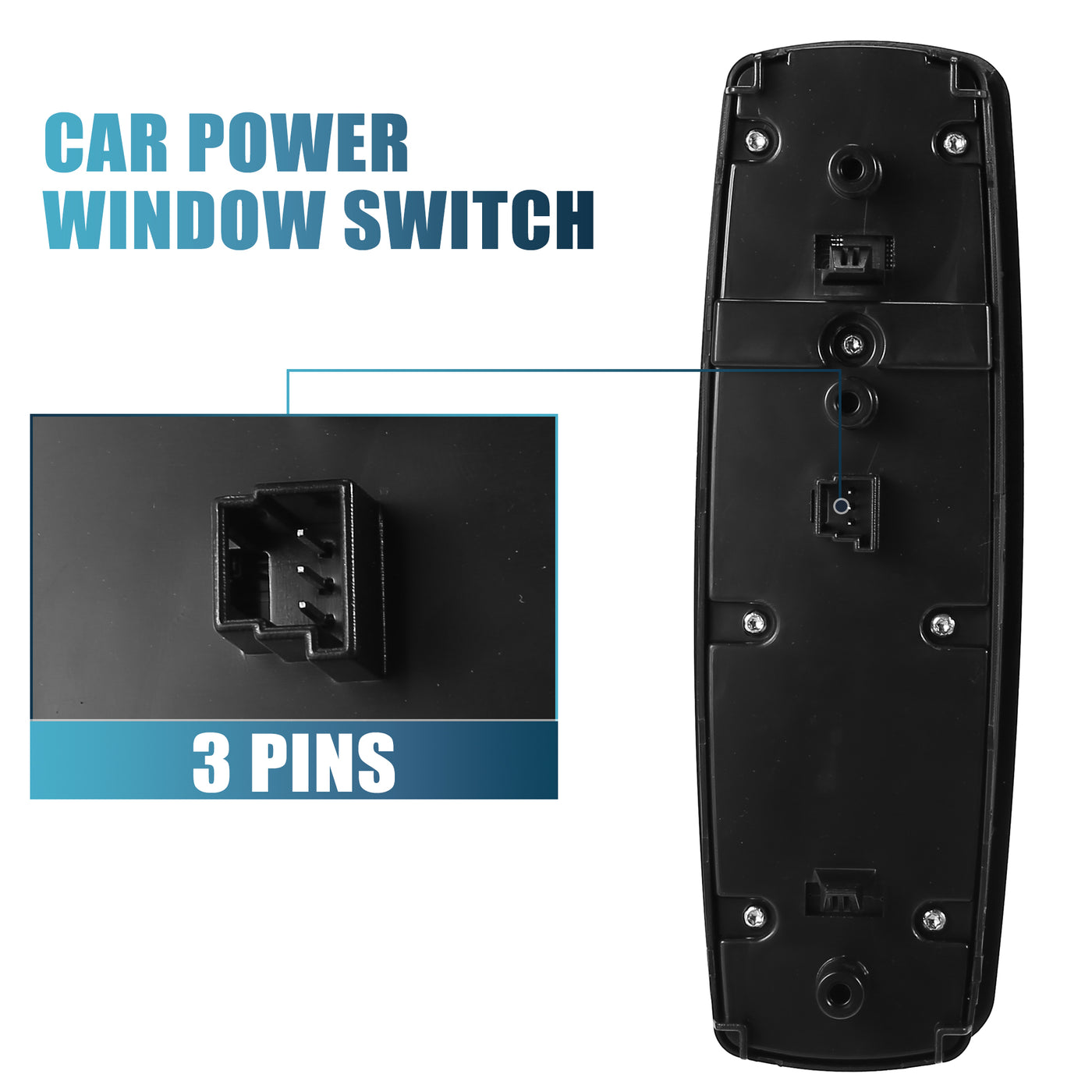 X AUTOHAUX Power Window Switch Driver Side Power Window Master Control Switch A2518300290 Replacement for Mercedes-Benz GL550 2008-2012