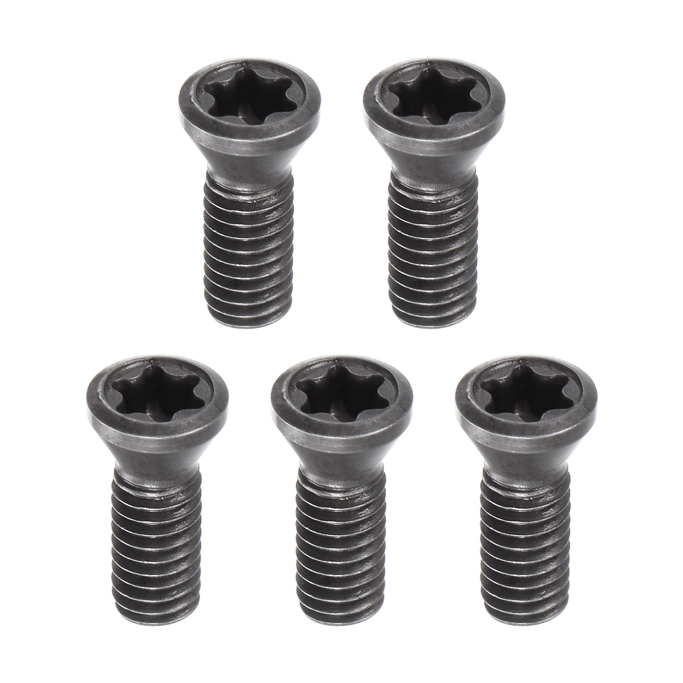 uxcell Uxcell M3.5x10-D5.3 Torx Set Screws for CNC Lathe Turning Tool Holder, 5Pcs