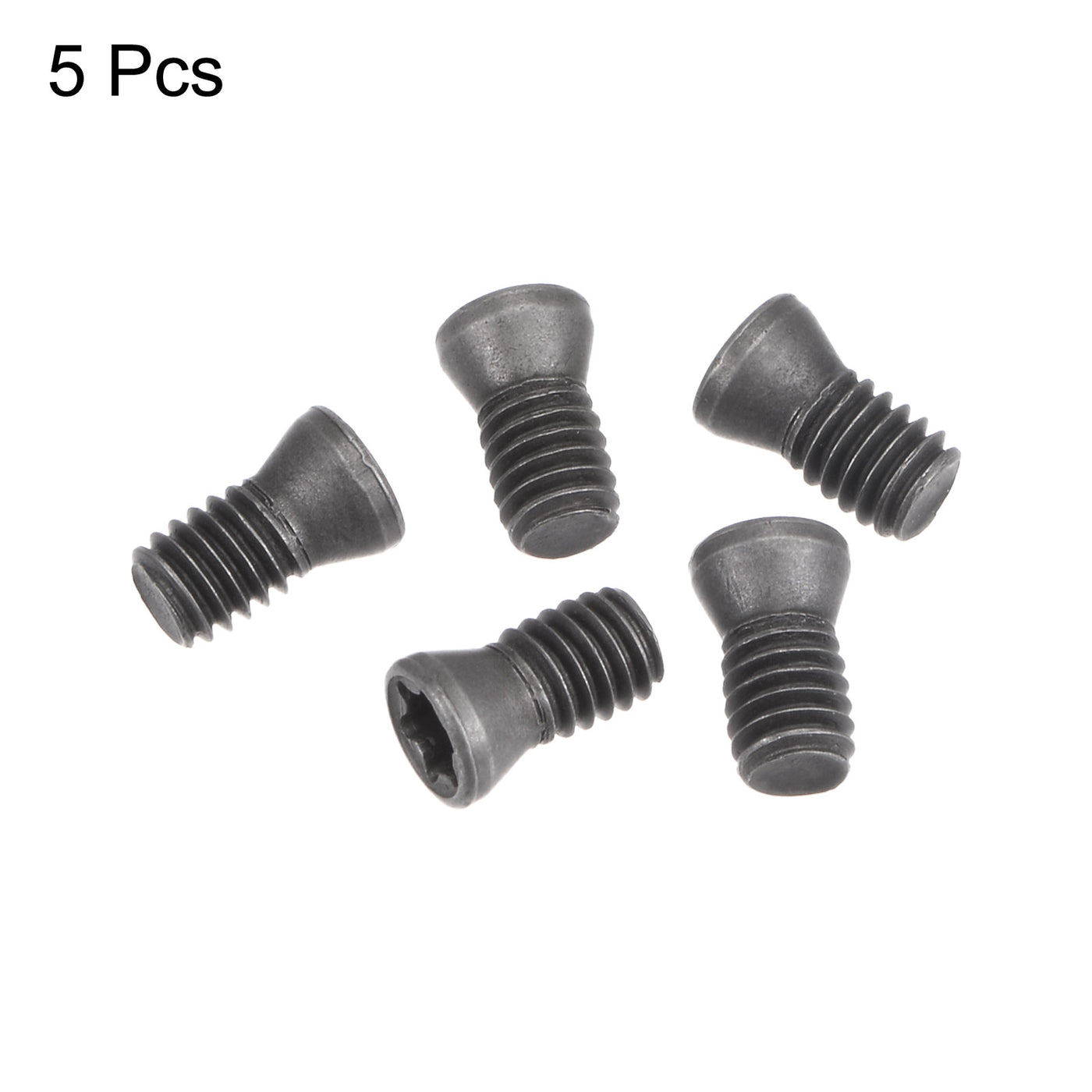 uxcell Uxcell M4x8-D5.0 Torx Set Screws for CNC Lathe Turning Tool Holder, 5Pcs