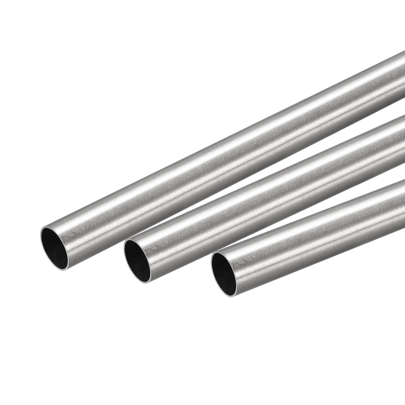 Uxcell Uxcell 304 Stainless Steel Round Tube 14mm OD 0.5mm Wall Thickness 250mm Length 3 Pcs