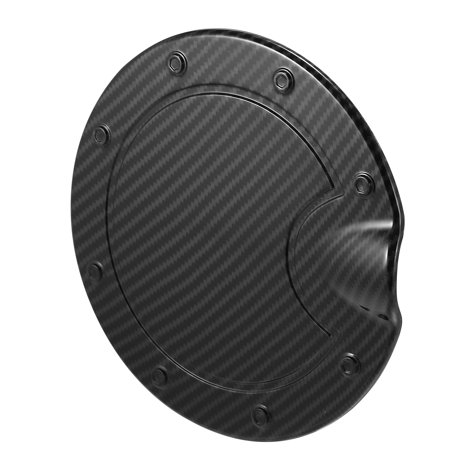Carbon Fiber Pattern Fuel Tank Cover Door Gas Filler Cover Replacement ...