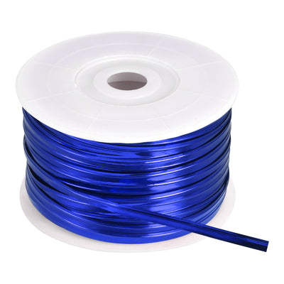 Harfington Foil Twist Ties 100 Yard Plastic Closure Tie for Bread, Candy Blue