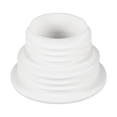Harfington Drain Pipe Seal Hose Silicone Plug Sewer Sealing Ring Connector White