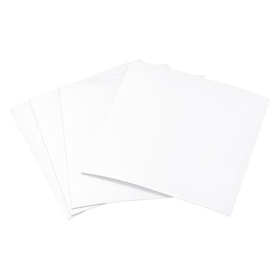 Harfington Magnetic Labels Dry Erase Writable Tag 3.9" x 3.9" for Crafts White 4pcs