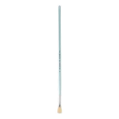 Harfington Uxcell Paint Brushes 0.59" Width 0.12" Thick Natural Bristle with Blue Wood Handle