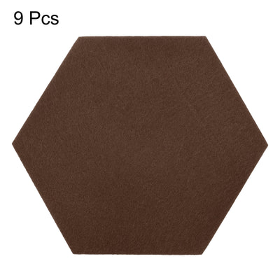 Harfington Uxcell Felt Coasters 9pcs Absorbent Pad Coaster for Drink Cup Pot Bowl Vase Coffee
