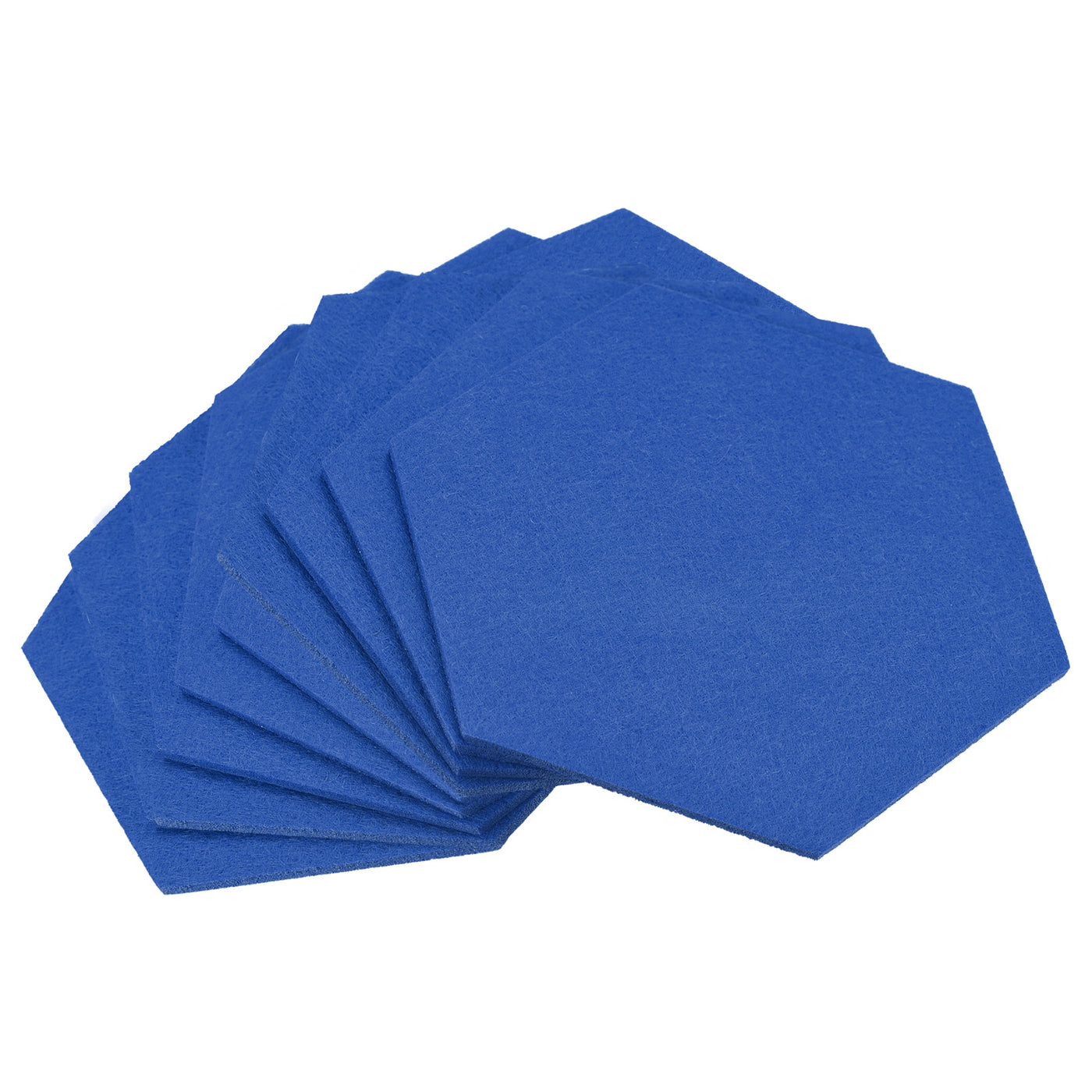 uxcell Uxcell Felt Coasters 9pcs Absorbent Pad Coaster for Drink Cup Pot Bowl Vase Blue