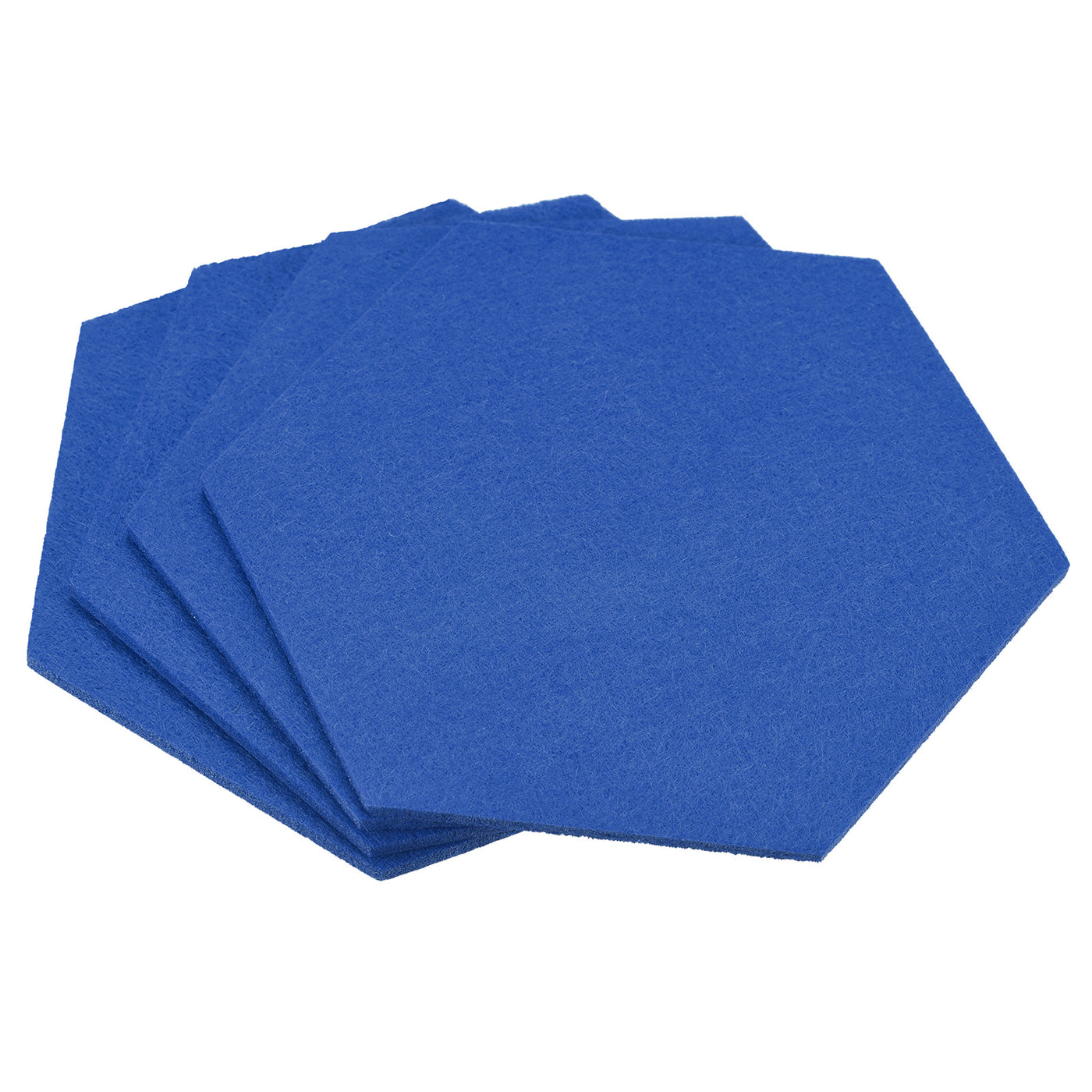 uxcell Uxcell Felt Coasters 4pcs Absorbent Pad Coaster for Drink Cup Pot Bowl Vase Blue