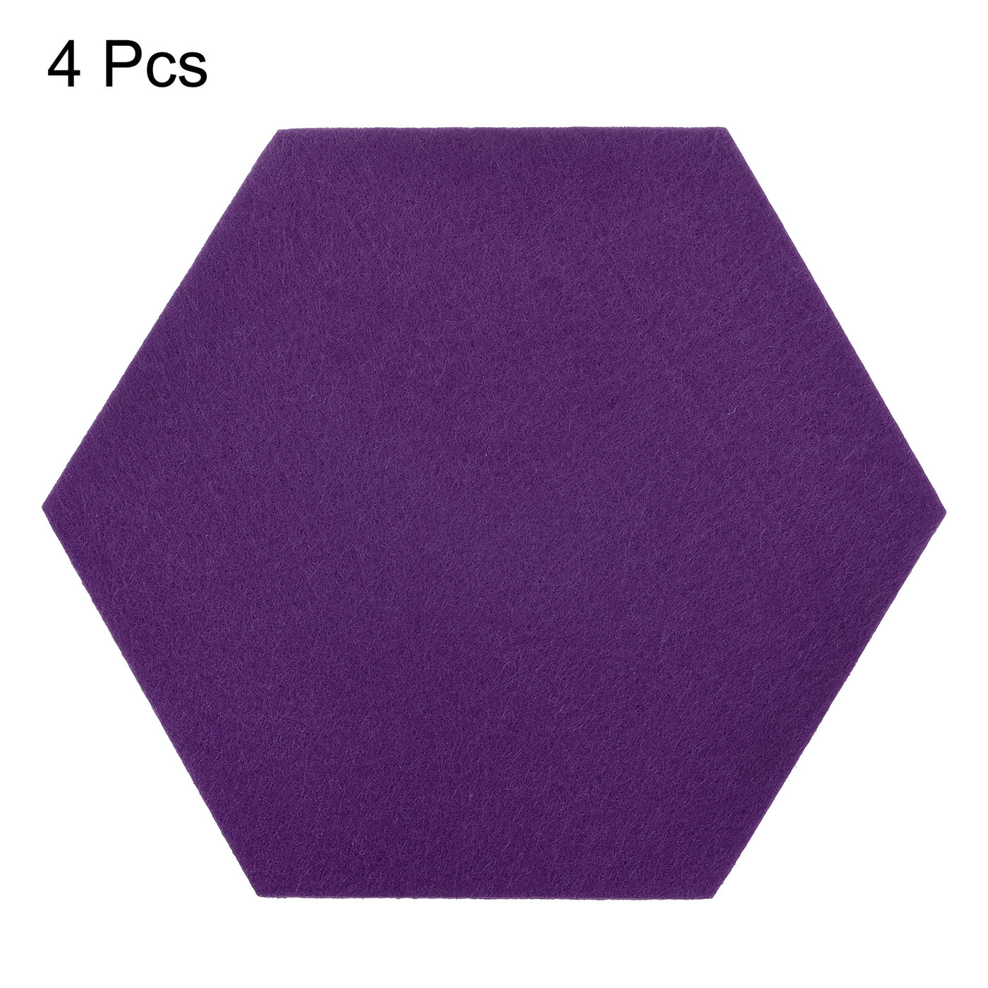 uxcell Uxcell Felt Coasters 4pcs Absorbent Pad Coaster for Drink Cup Pot Bowl Vase Purple