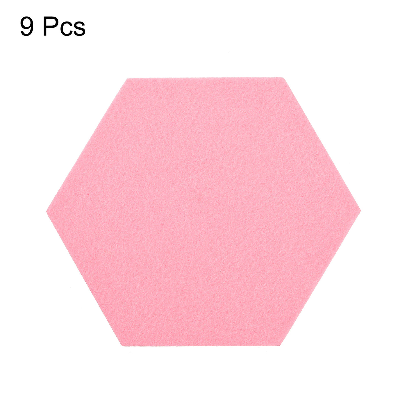 uxcell Uxcell Felt Coasters 9pcs Absorbent Pad Coaster for Drink Cup Pot Bowl Vase Pink
