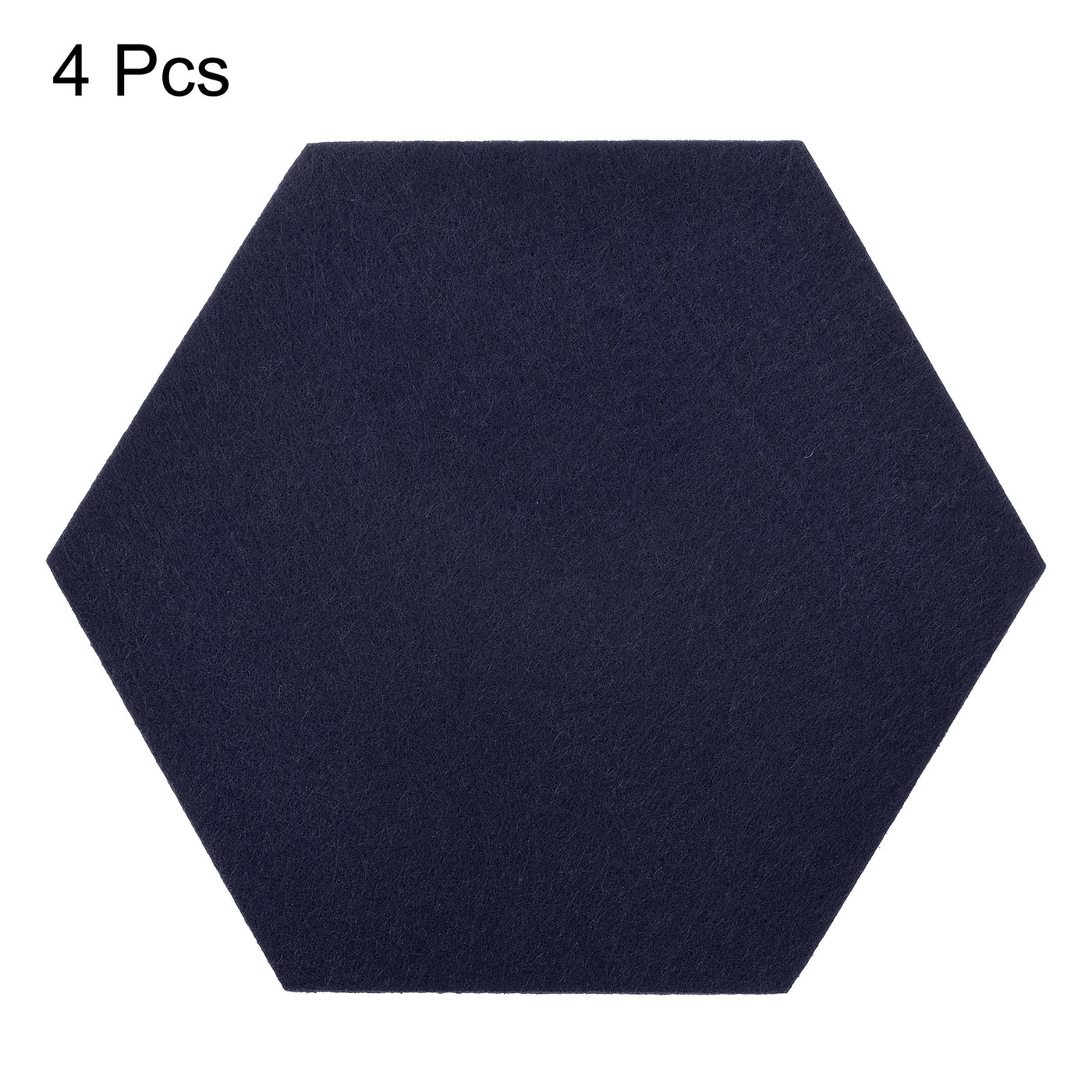 uxcell Uxcell Felt Coasters 4pcs Absorbent Pad Coaster for Drink Cup Pot Bowl Vase Dark Blue