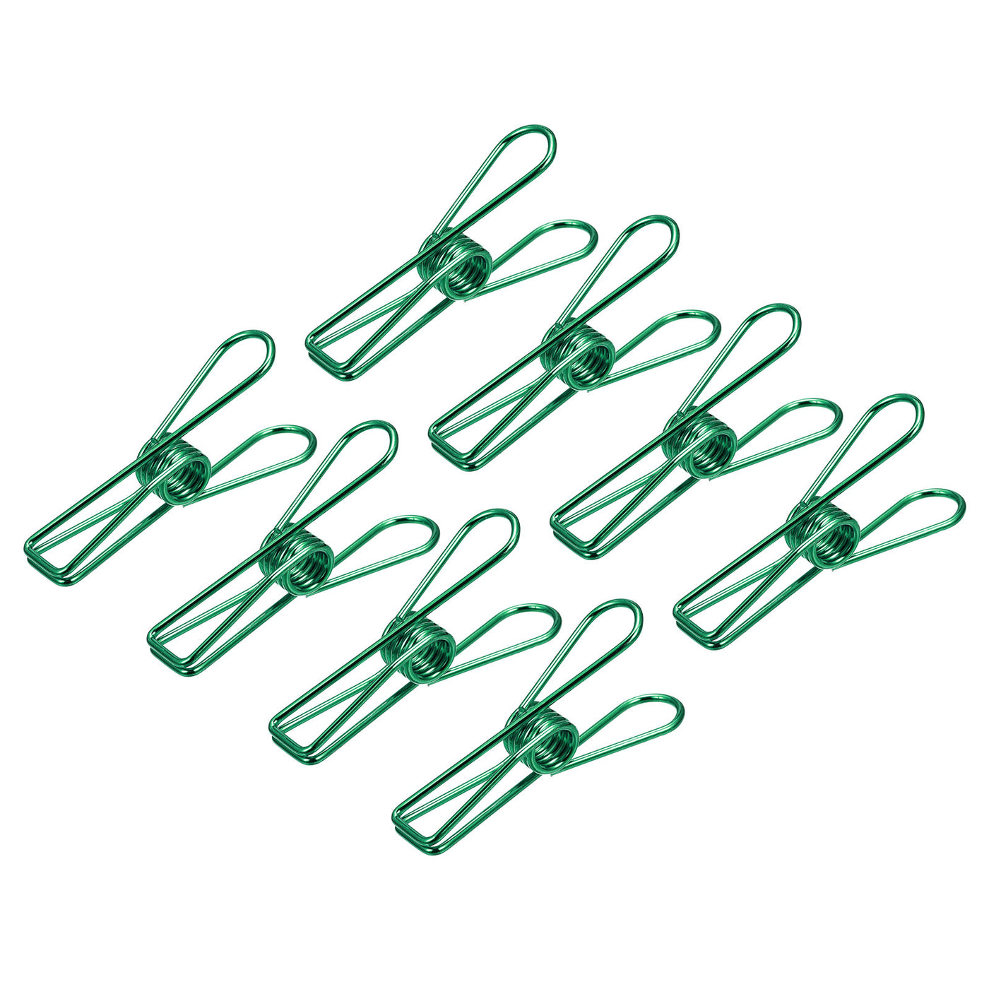 uxcell Uxcell Tablecloth Clips, 55mm Carbon Steel Clamps for Fix Table Cloth, Green 8 Pcs