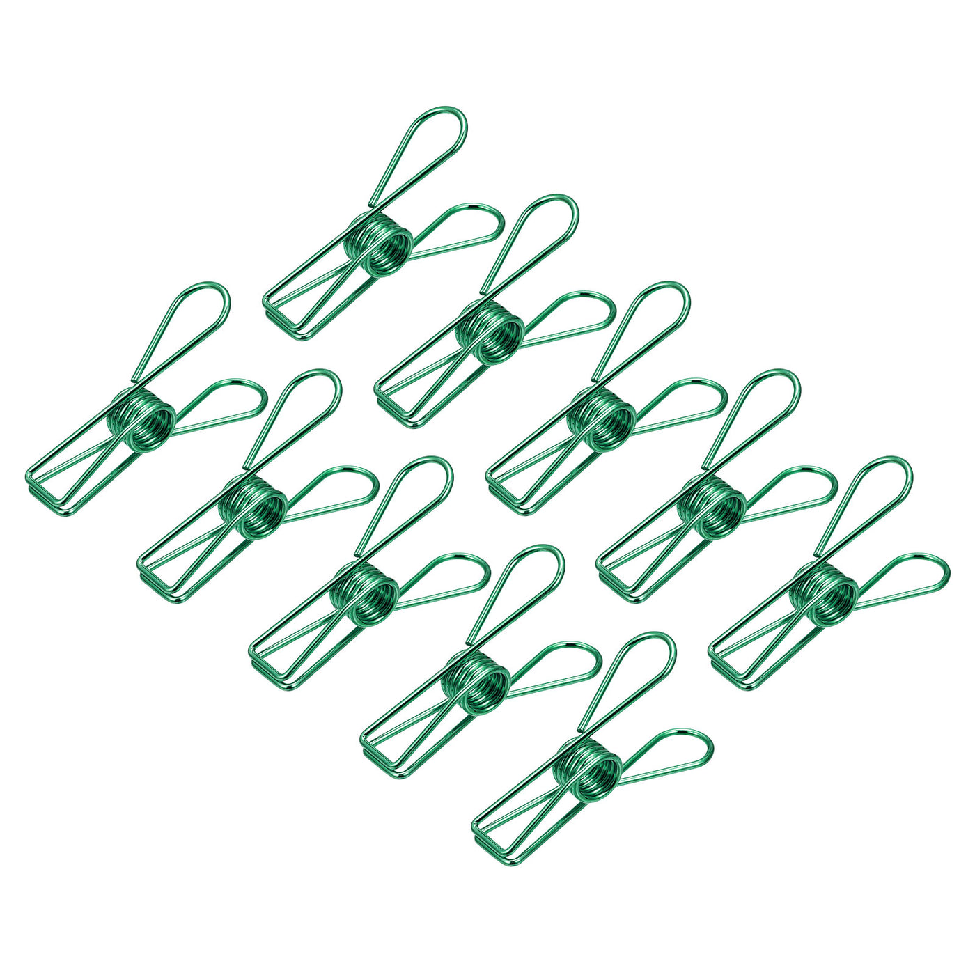 uxcell Uxcell Tablecloth Clips, 70mm Carbon Steel Clamps for Fix Table Cloth, Green 20 Pcs