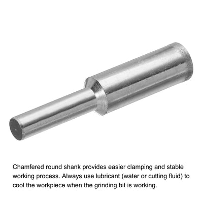 Harfington Uxcell 10mm 600 Grits Diamond Mounted Point Spherical Concave Head Bead Grinding Bit