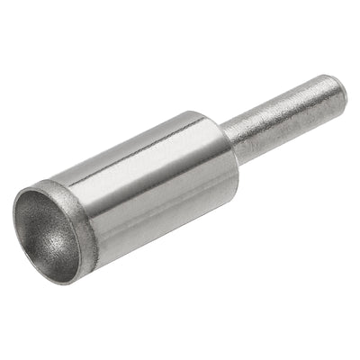 Harfington Uxcell 13mm 600 Grits Diamond Mounted Point Spherical Concave Head Bead Grinding Bit