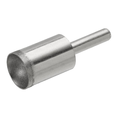 uxcell Uxcell 17mm 600 Grits Diamond Mounted Point Spherical Concave Head Bead Grinding Bit
