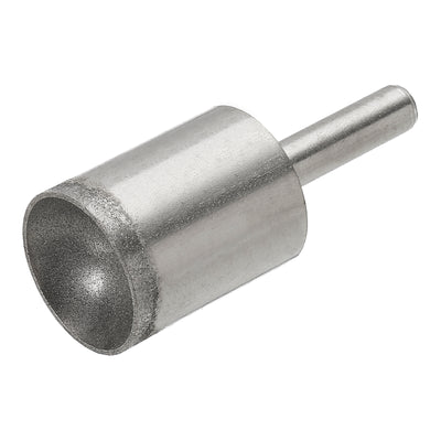 Harfington Uxcell 20mm 600 Grits Diamond Mounted Point Spherical Concave Head Bead Grinding Bit