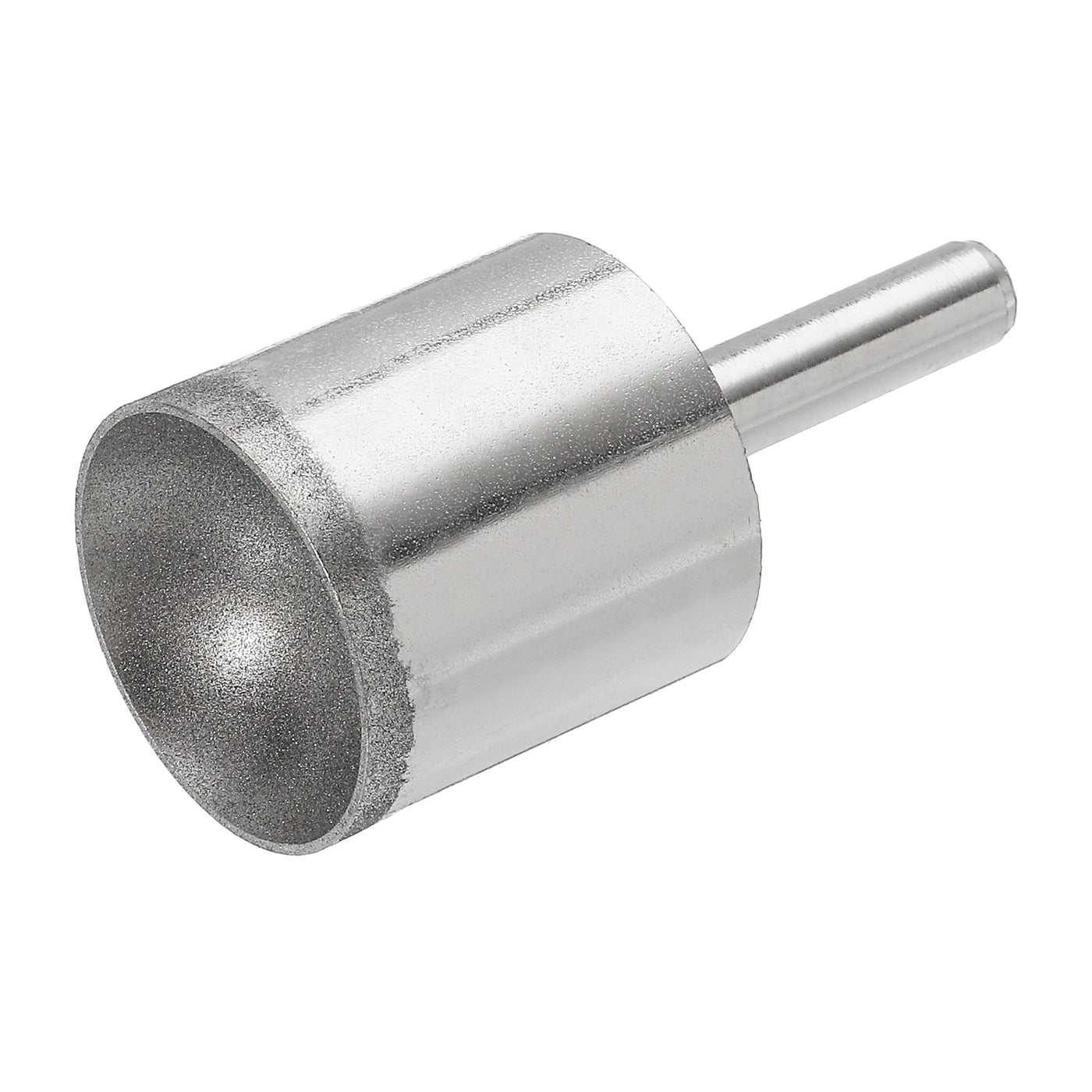 uxcell Uxcell 24mm 600 Grits Diamond Mounted Point Spherical Concave Head Bead Grinding Bit