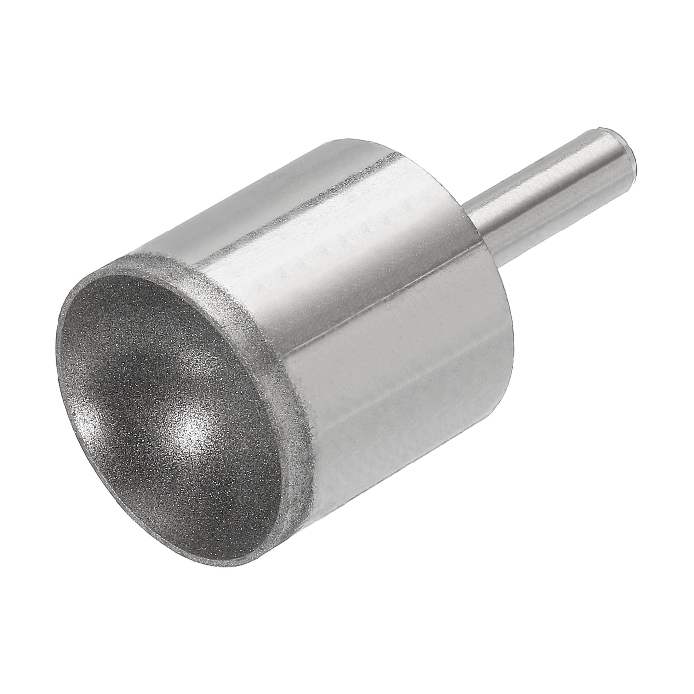 uxcell Uxcell 25mm 600 Grits Diamond Mounted Point Spherical Concave Head Bead Grinding Bit