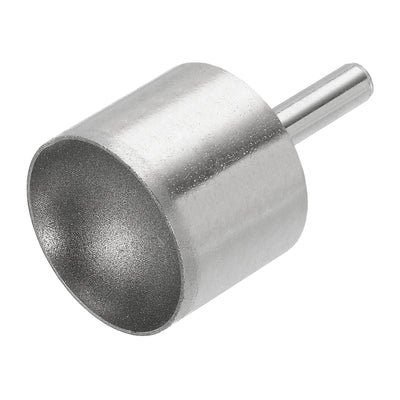 Harfington Uxcell 29mm 600 Grits Diamond Mounted Point Spherical Concave Head Bead Grinding Bit