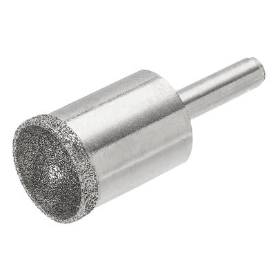 Harfington Uxcell 19mm 100 Grits Diamond Mounted Point Spherical Concave Head Bead Grinding Bit