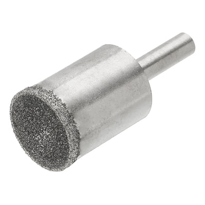 Harfington Uxcell 20mm 100 Grits Diamond Mounted Point Spherical Concave Head Bead Grinding Bit