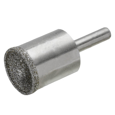 Harfington Uxcell 21mm 100 Grits Diamond Mounted Point Spherical Concave Head Bead Grinding Bit