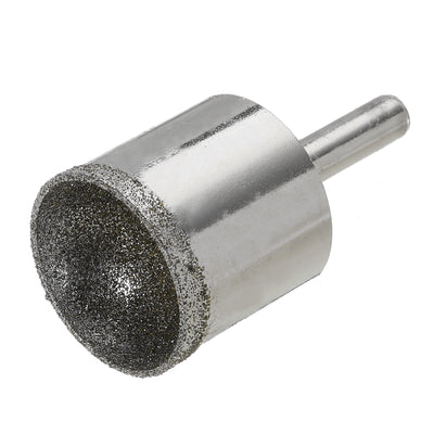 Harfington Uxcell 26mm 100 Grits Diamond Mounted Point Spherical Concave Head Bead Grinding Bit