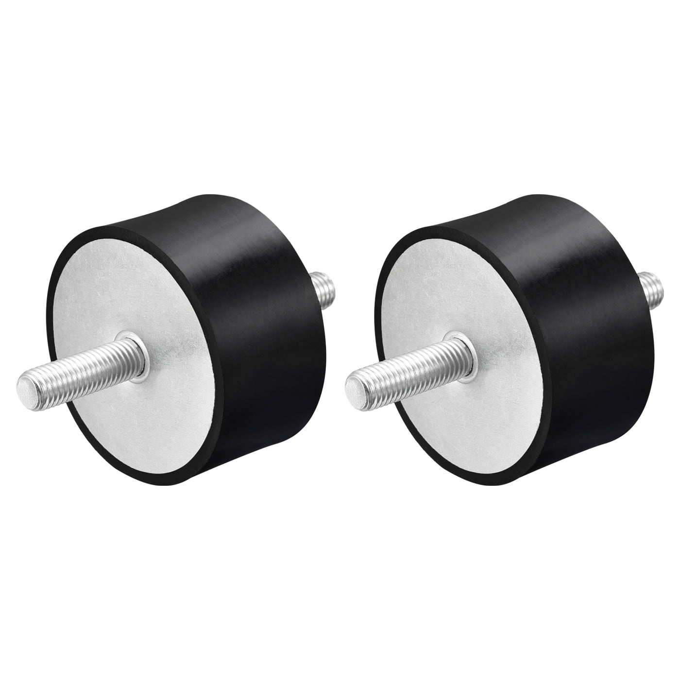 uxcell Uxcell Rubber Mounts 2pcs M12x37mm Male Vibration Isolator Shock Absorber D75mmxH40mm