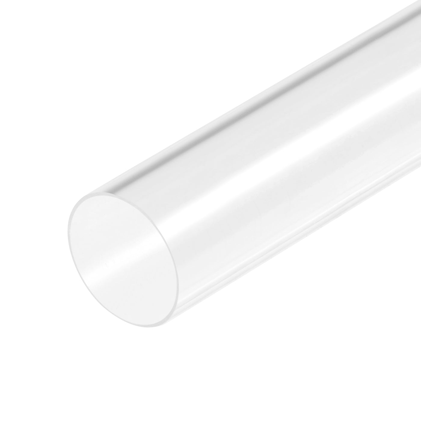 Harfington Acrylic Pipe Clear Round Tube 125mm ID 130mm OD 18" for Lamps and Lanterns, Water Cooling System