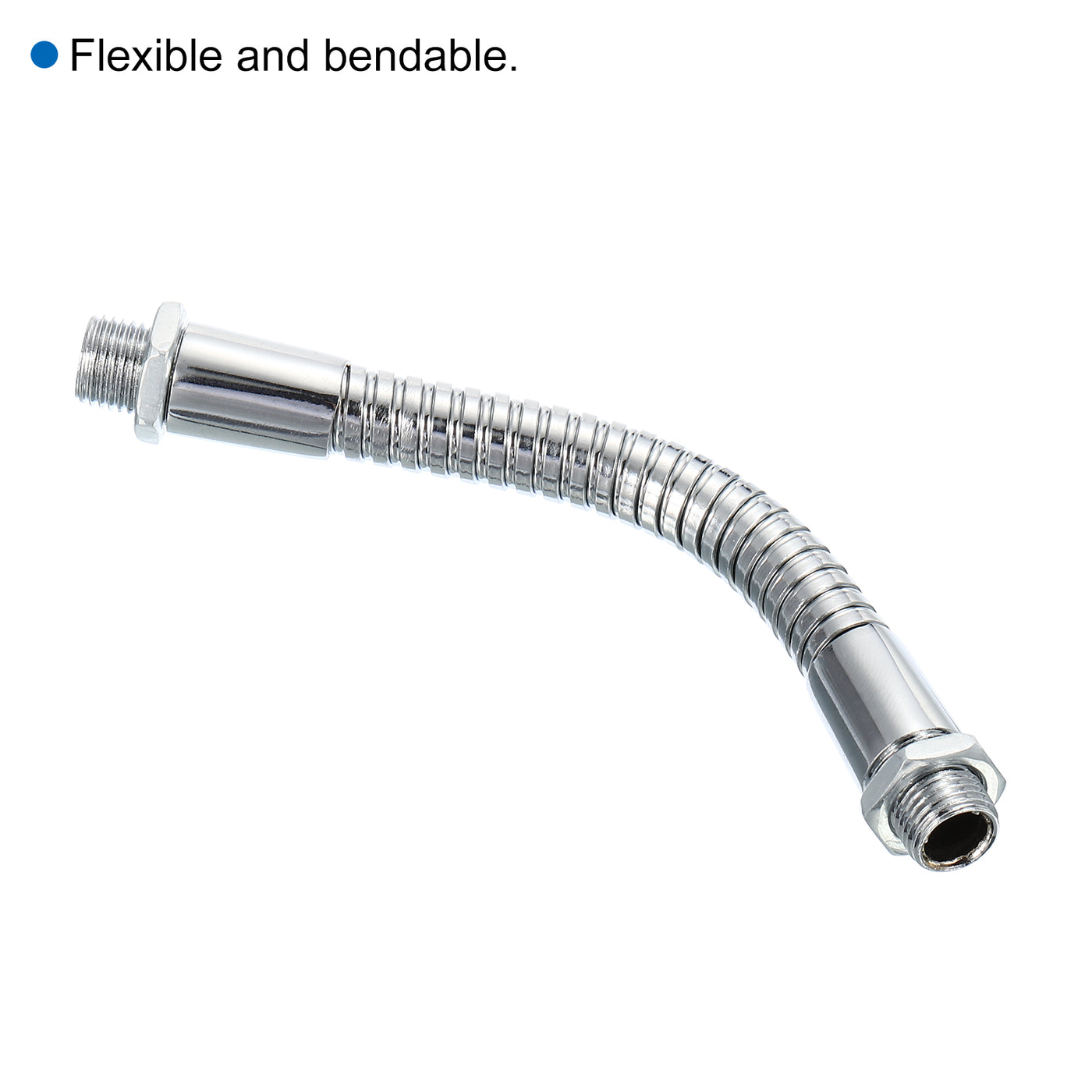 Harfington Microphone Gooseneck Thread Metal Universal Hose Flexible Arm Gooseneck Tube Extension for Multifunction