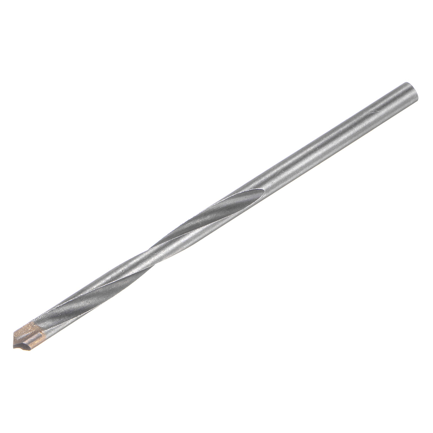 uxcell Uxcell 5mm Cutting Dia Round Shank Cemented Carbide Twist Drill Bit, 100mm Length