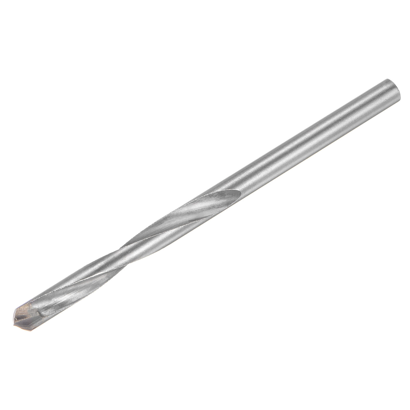 uxcell Uxcell 6mm Cutting Dia Round Shank Cemented Carbide Twist Drill Bit, 100mm Length