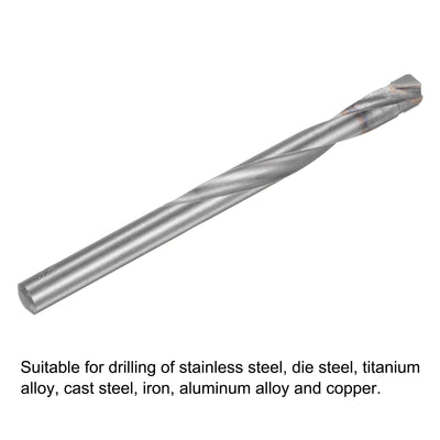Harfington Uxcell 11mm Cutting Dia Round Shank Cemented Carbide Twist Drill Bit, 150mm Length