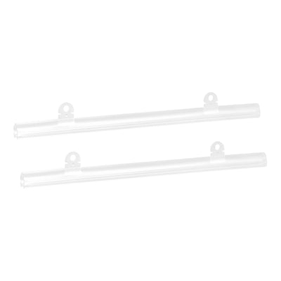 Harfington PVC Poster Hanger Rail Poster Strip Bar with Clips for Poster, Map