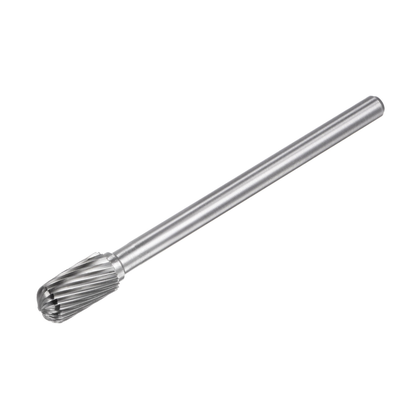 uxcell Uxcell 10mmx100mm 6mm Shank Single Cut Cylinder with Ball Nose Carbide Tip Rotary File