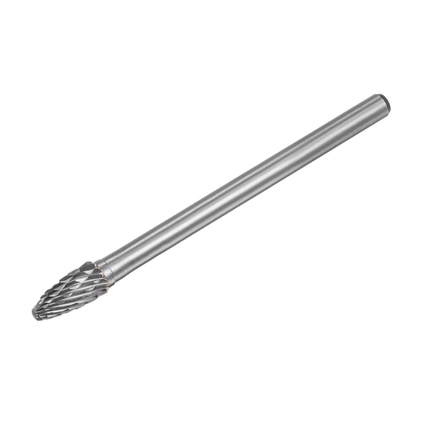 uxcell Uxcell 8mm x 100mm 6mm Shank Double Cut Tree with Ball Nose Carbide Tip Rotary Files