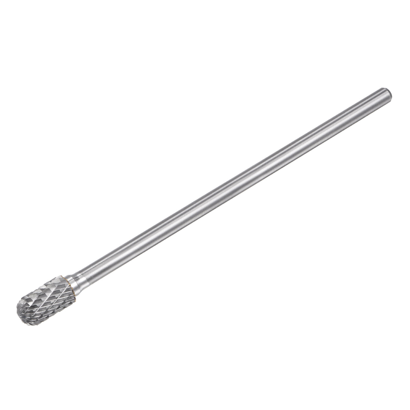 uxcell Uxcell 10mmx150mm 6mm Shank Double Cut Cylinder with Ball Nose Carbide Tip Rotary File