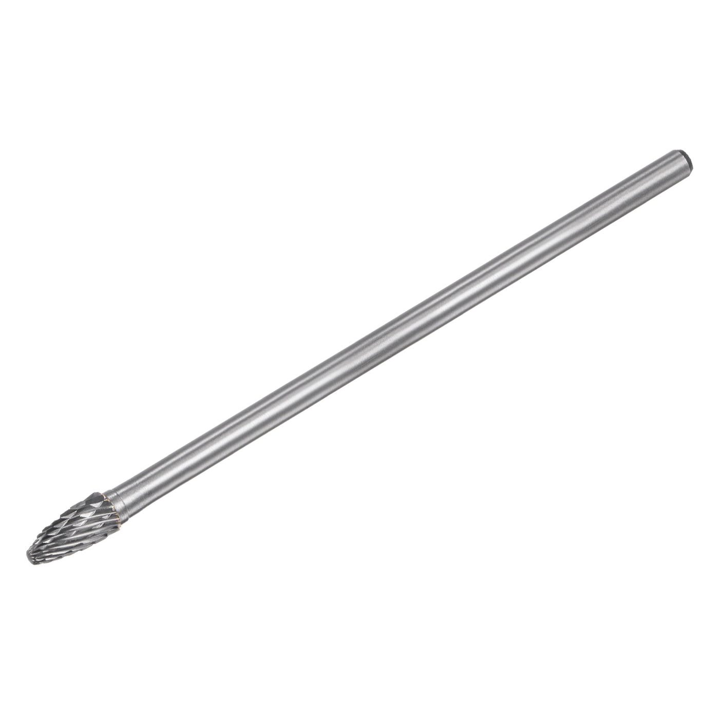 uxcell Uxcell 8mm x 160mm 6mm Shank Double Cut Tree with Ball Nose Carbide Tip Rotary Files