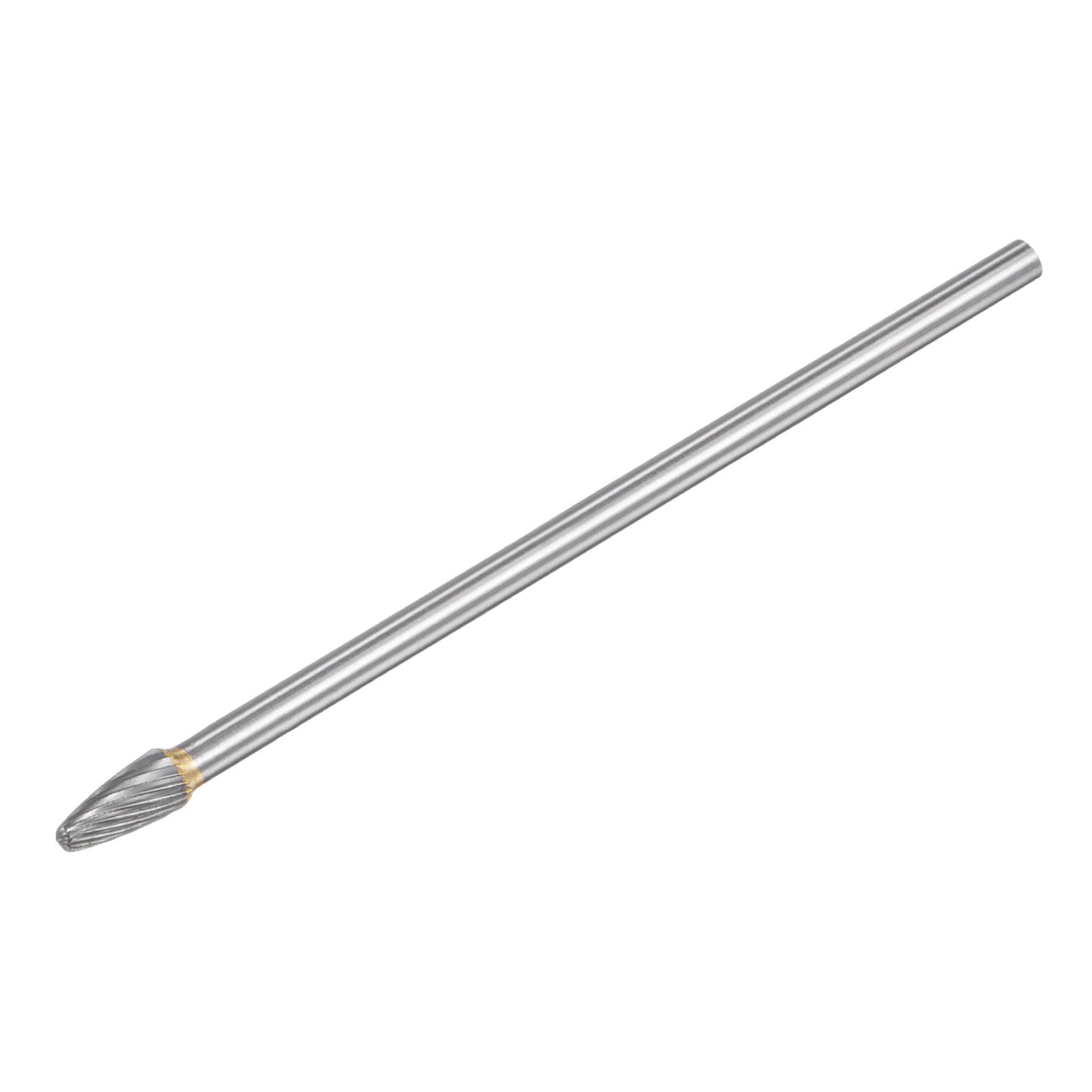 uxcell Uxcell 8mm x 150mm 6mm Shank Single Cut Tree with Ball Nose Carbide Tip Rotary Files