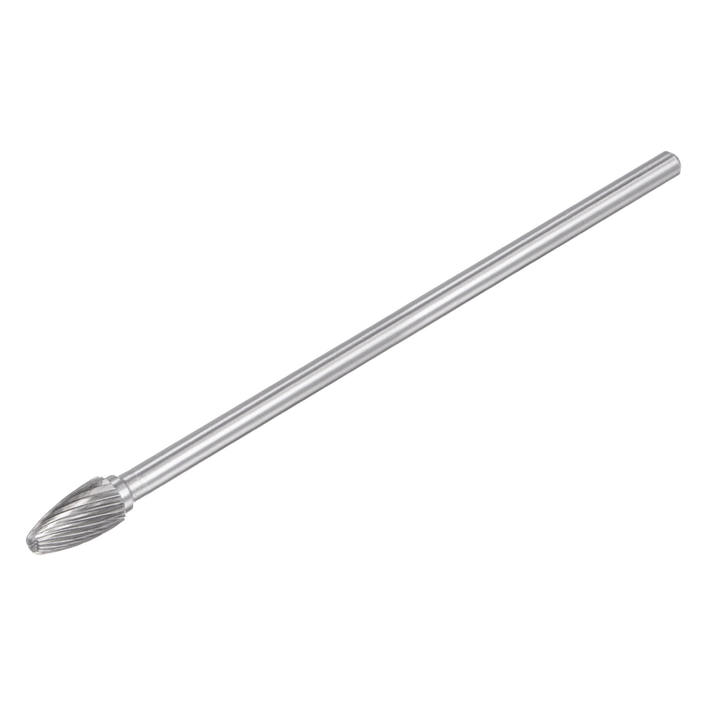 uxcell Uxcell 10mm x 150mm 6mm Shank Single Cut Tree with Ball Nose Carbide Tip Rotary Files
