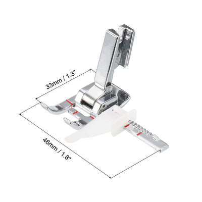 Harfington High Shank Adjustable Guide Sewing Machine Foot Zinc Alloy Presser Foot