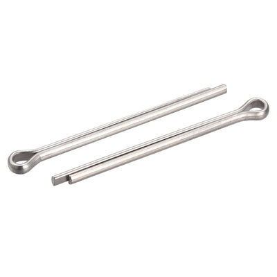 Harfington Uxcell Split Cotter Pin Stainless Steel Clip Fastener Fitting for Automotive Mechanics